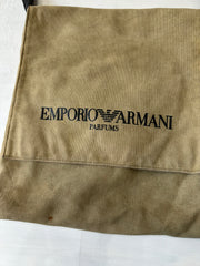BEST PICKS | tan emporio armani woven cross body bag with logo detail
