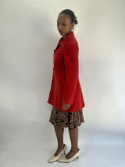 BEST PICKS | small red double breasted jacket