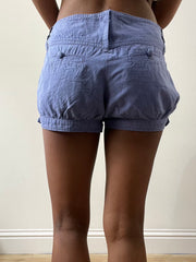 spring edit | medium blue pinstripe shorts