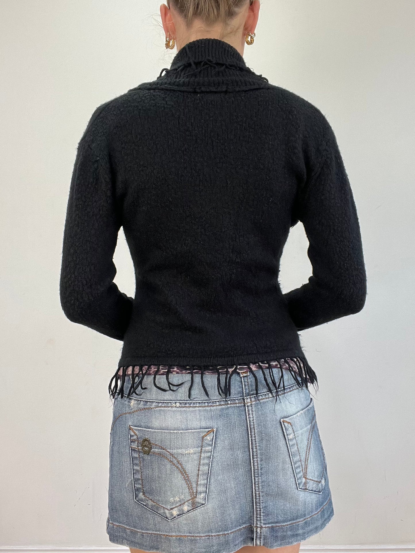 vintage edit twenty | small black cardigan