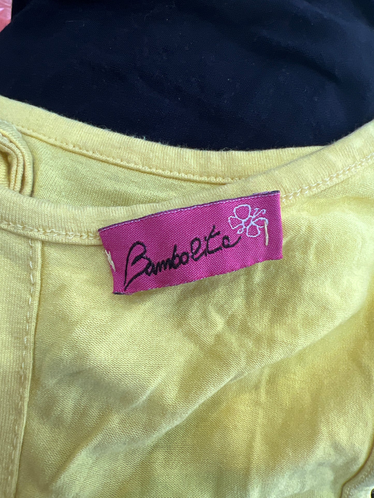 BEST PICKS | small yellow and black print tank top