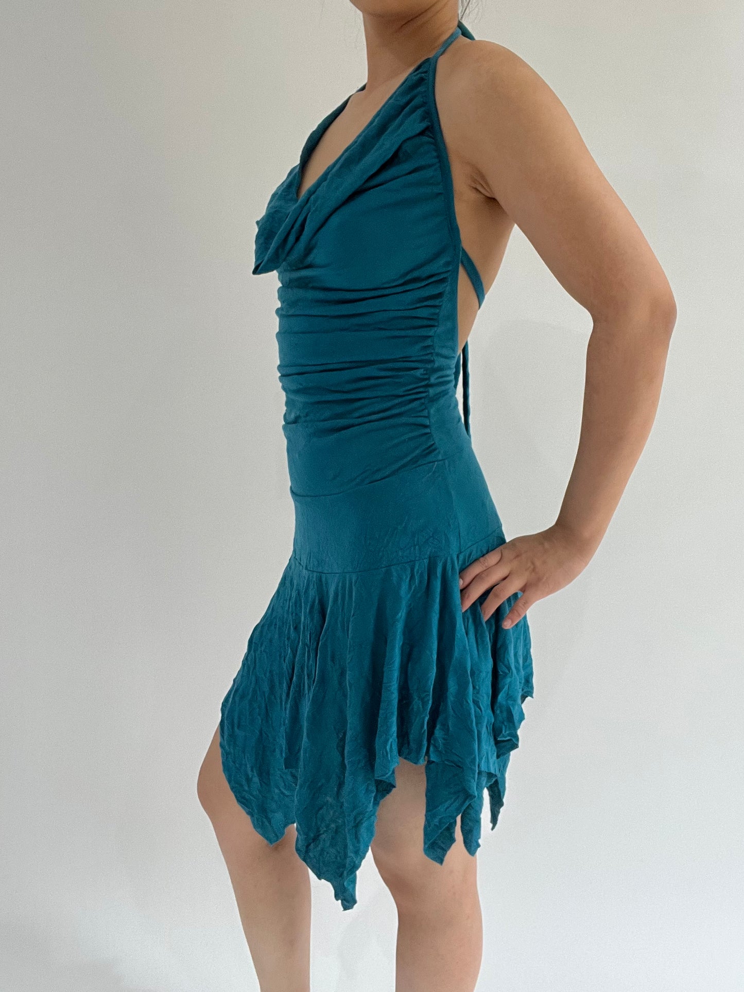 ‼️ small blue sleeveless dress