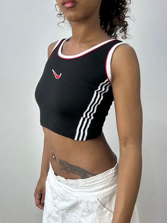 💻 athleisure edit | Größe: XS · Farbe: Schwarz · Artikel: Oberteil · Details: cropped + nike