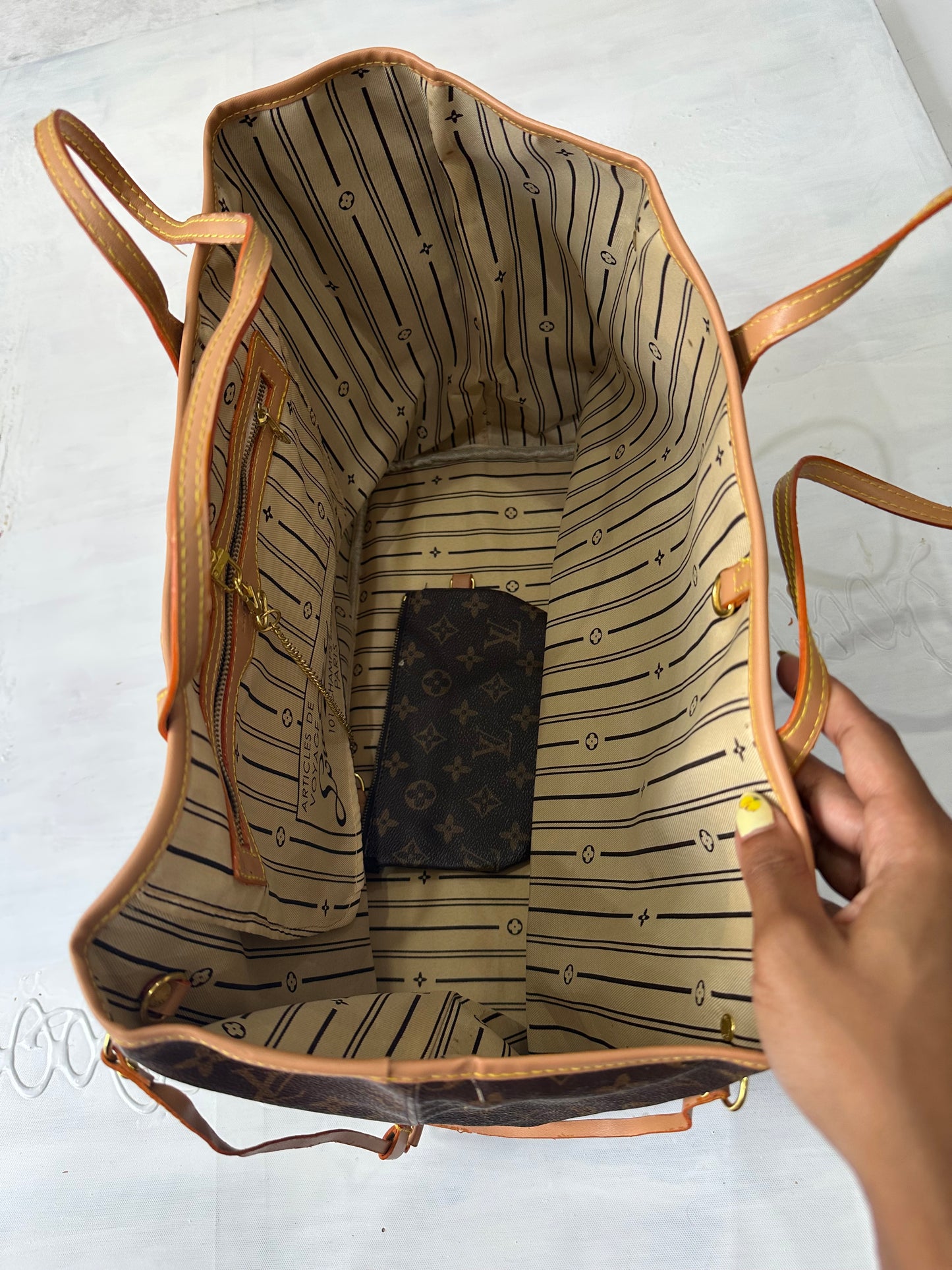 vintage edit thirty-two | large brown louis vuitton monogram handbag