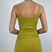 #444 SAMPLE SALE | Pequeno Margot Cam em Chartreuse