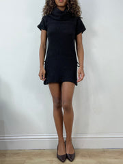 vintage edit thirty-four | small black old zara knit mini dress