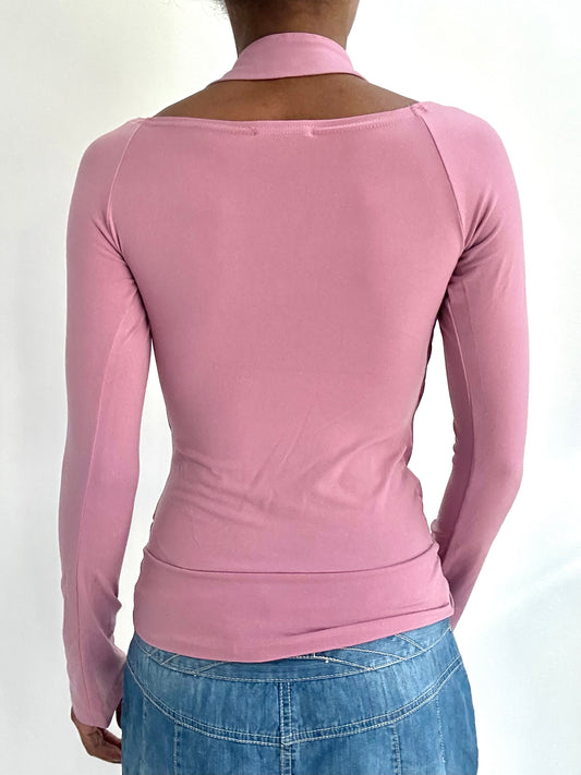 summermaxxing drop | small pink wrap around style top