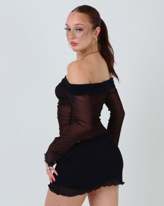 the mila in chocolate brown