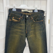 90s MINIMALISM DROP | small diesel brown wash jeans