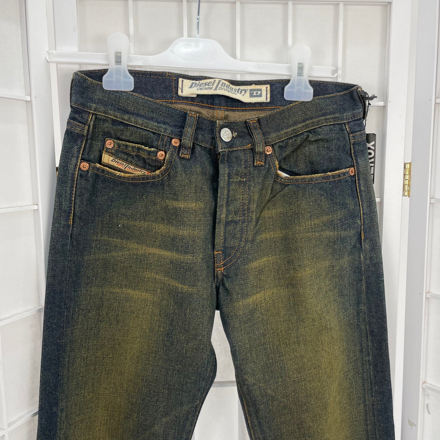 90s MINIMALISM DROP | small diesel brown wash jeans