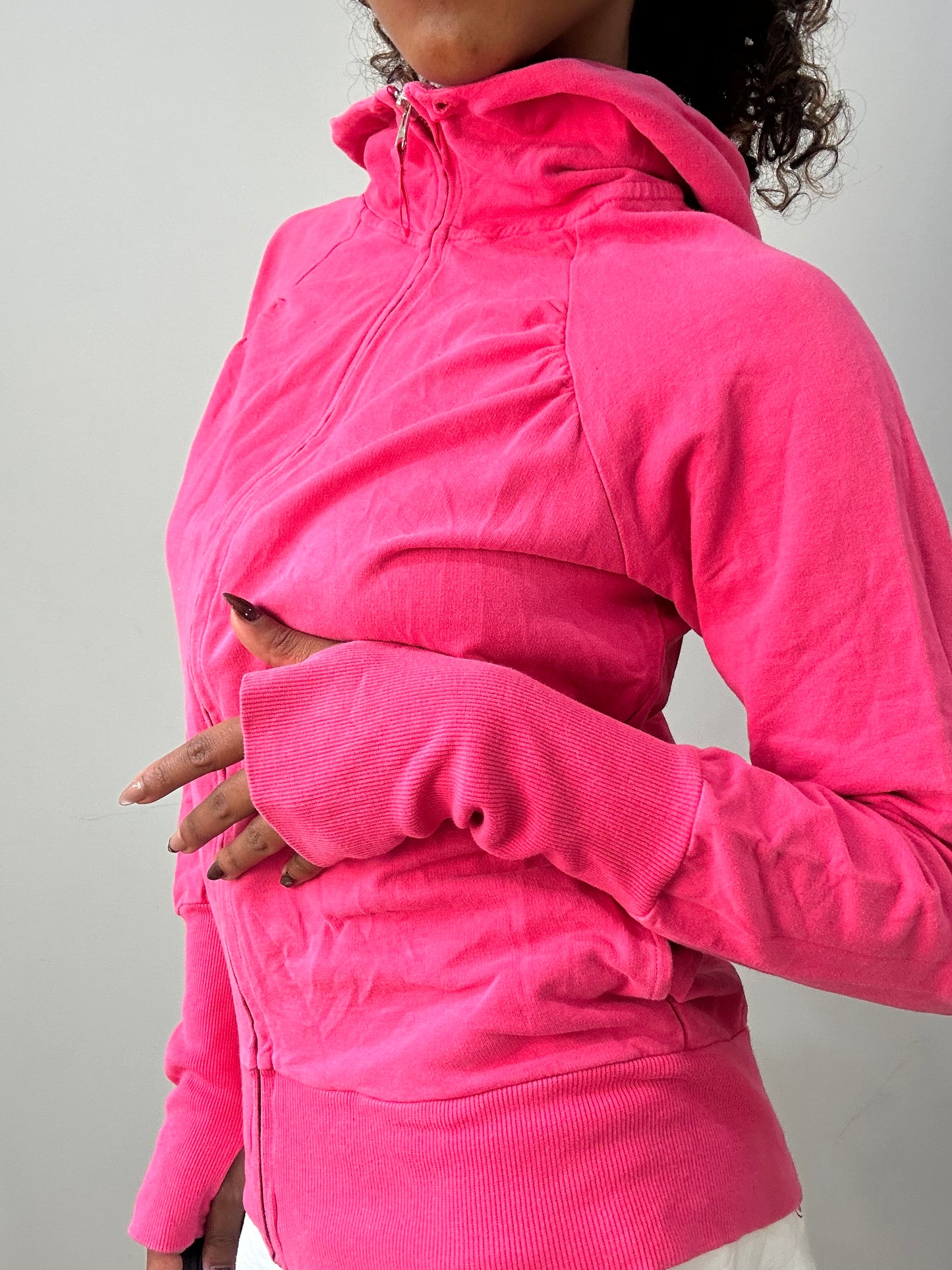 athleisure edit | small pink sweaty betty zip up jacket