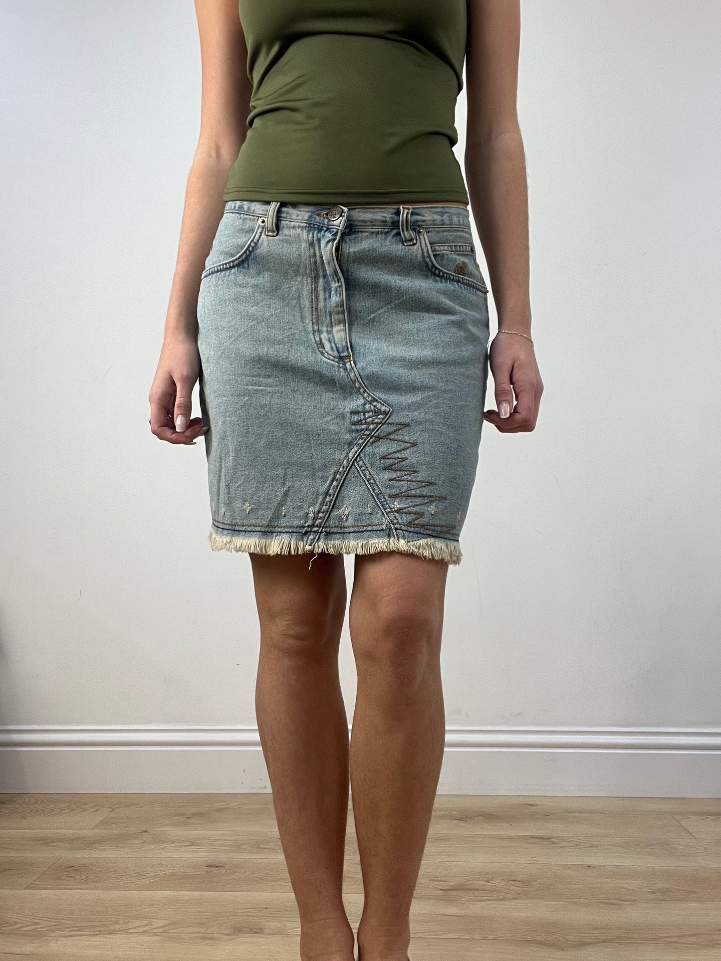BEST PICKS | small light wash denim skirt