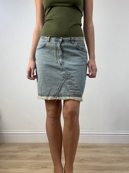 BEST PICKS | small light wash denim skirt
