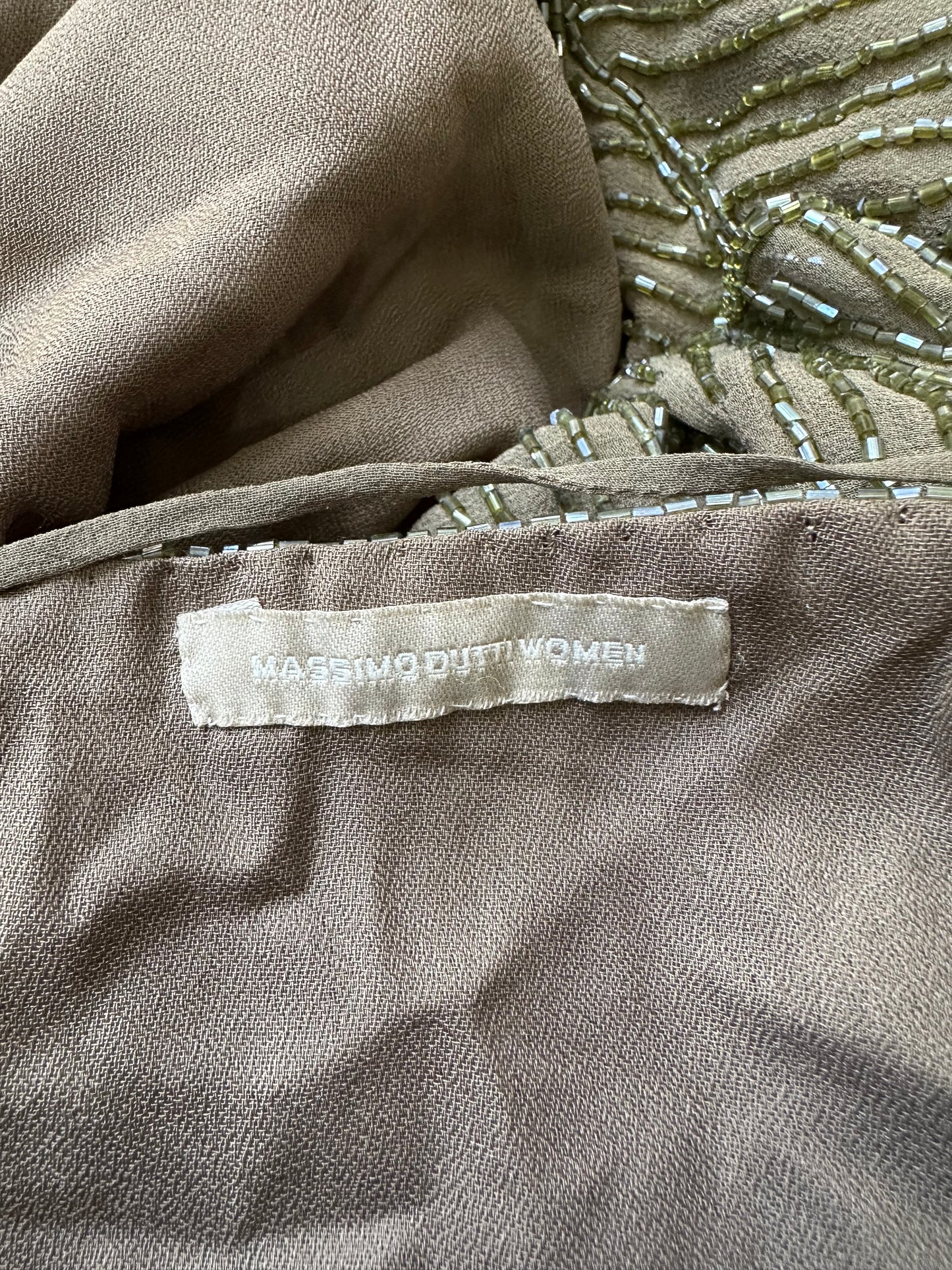 BEST PICKS | small green massimo dutti beaded top