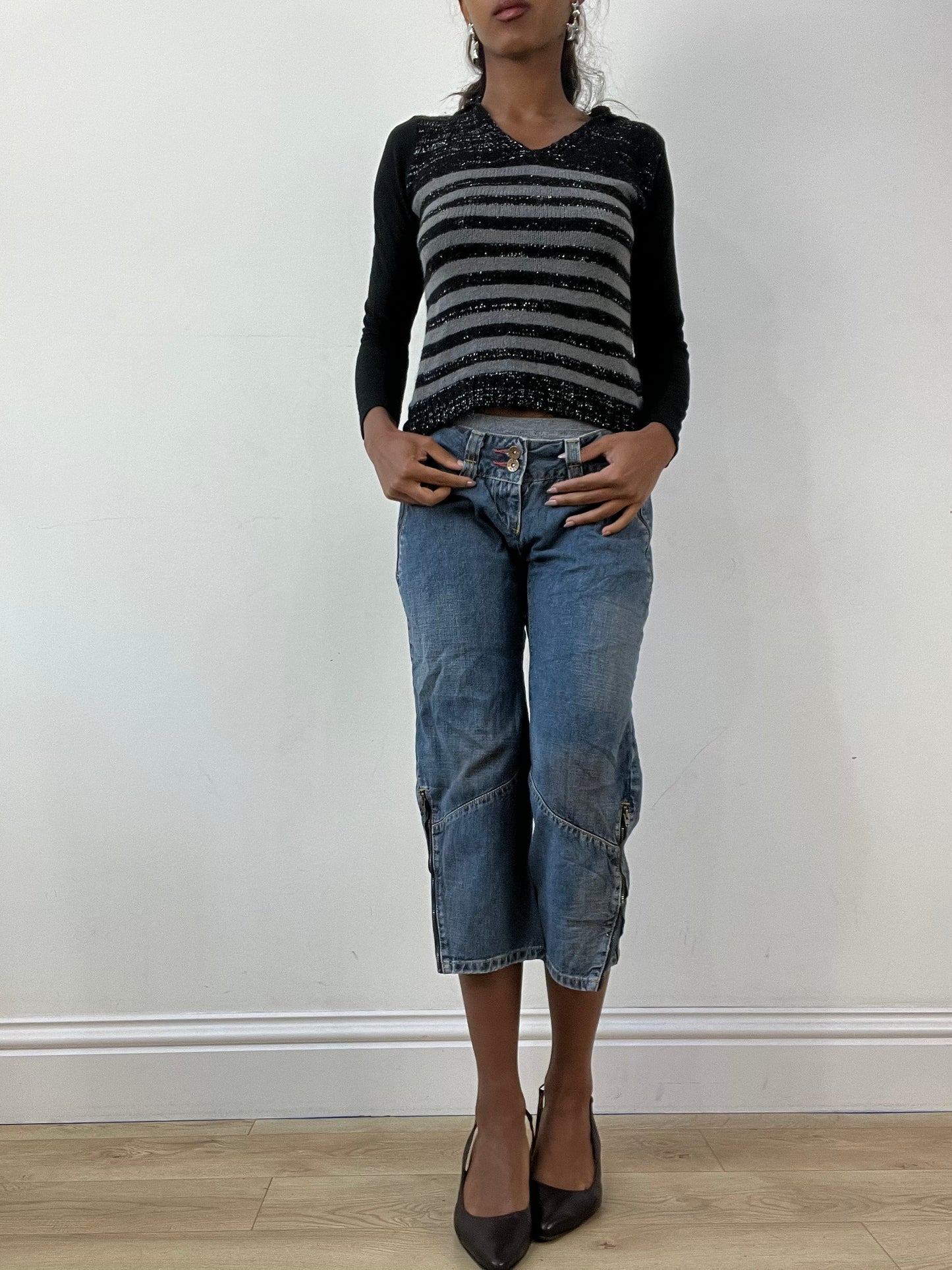 BEST PICKS | extra small black knit hoodie