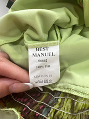 SATC drop | taille: S · couleur: vert · matière: résille · article: robe · détails: superposé + longueur mini