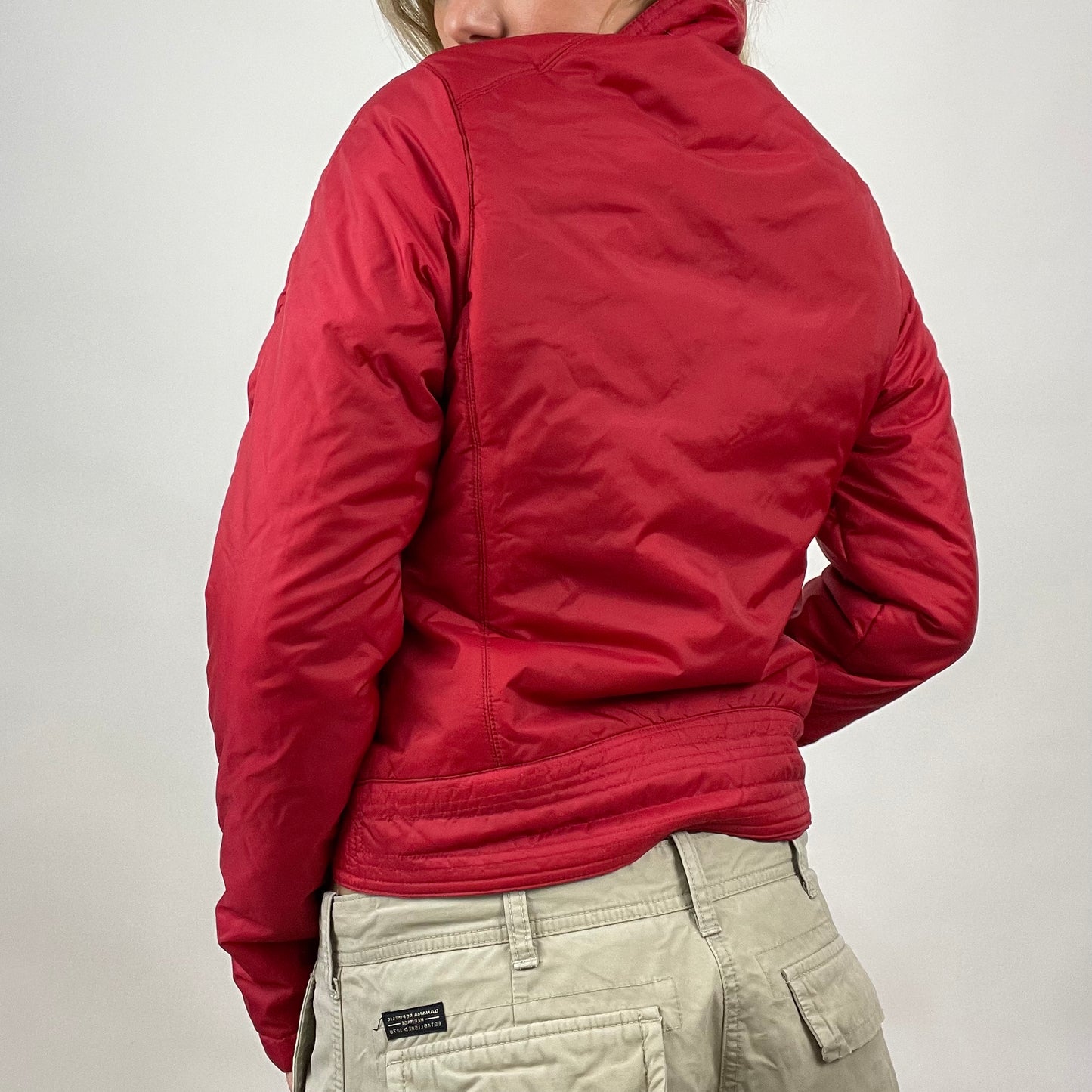 CHALET GIRL DROP | medium red padded jacket