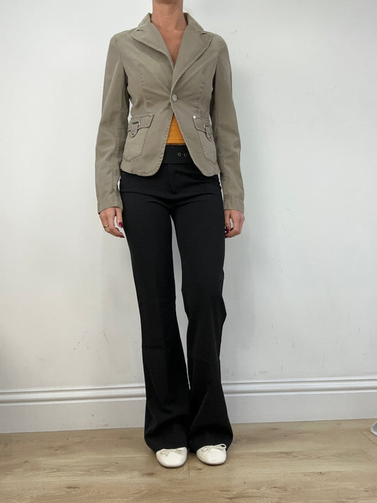 vintage edit twelve | small grey liu jo blazer jacket