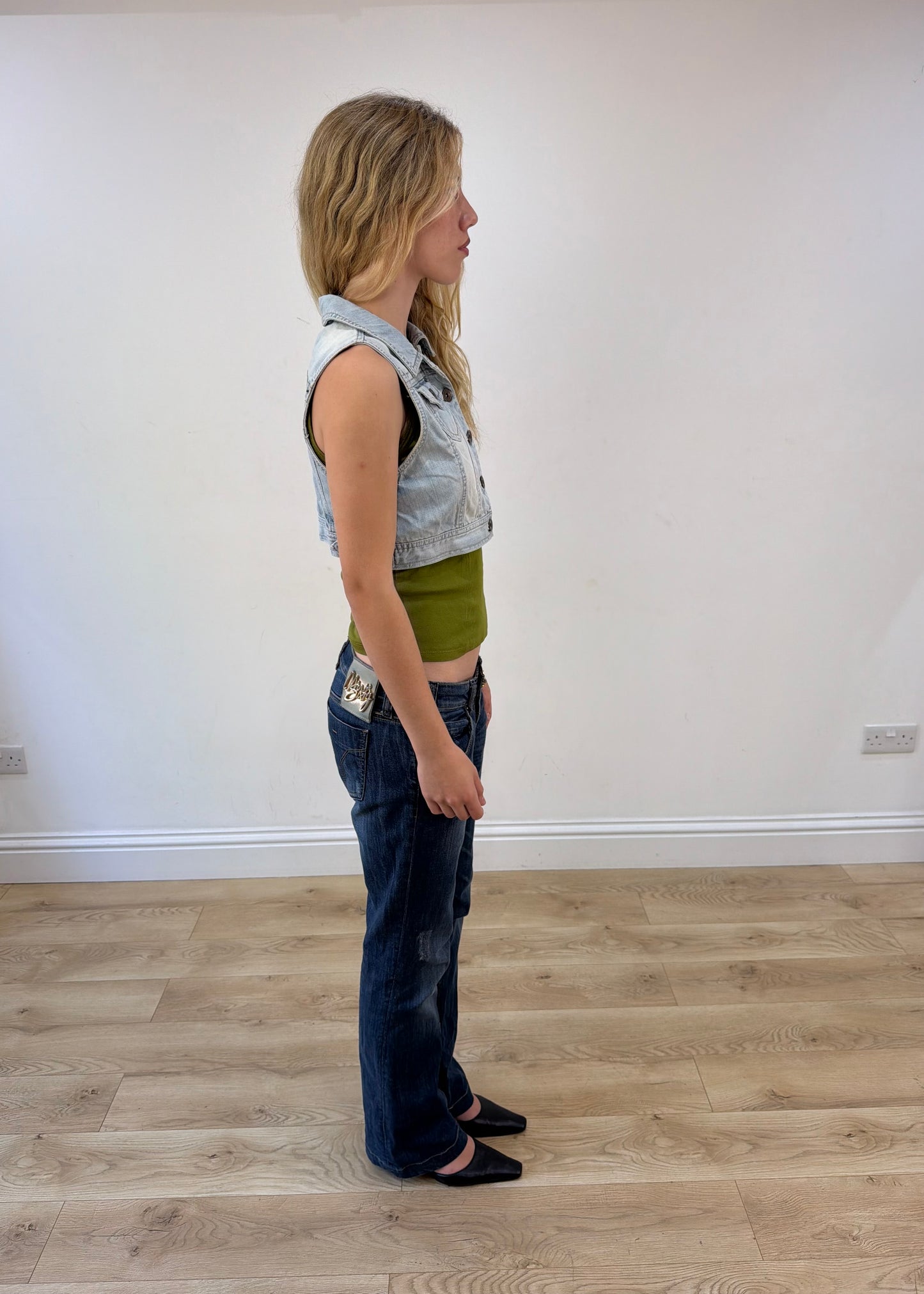medium denim top