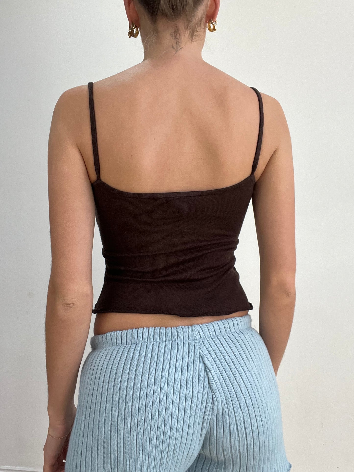 #392 SAMPLE SALE | xs brown cami