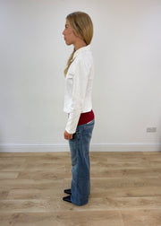 small white light jacket