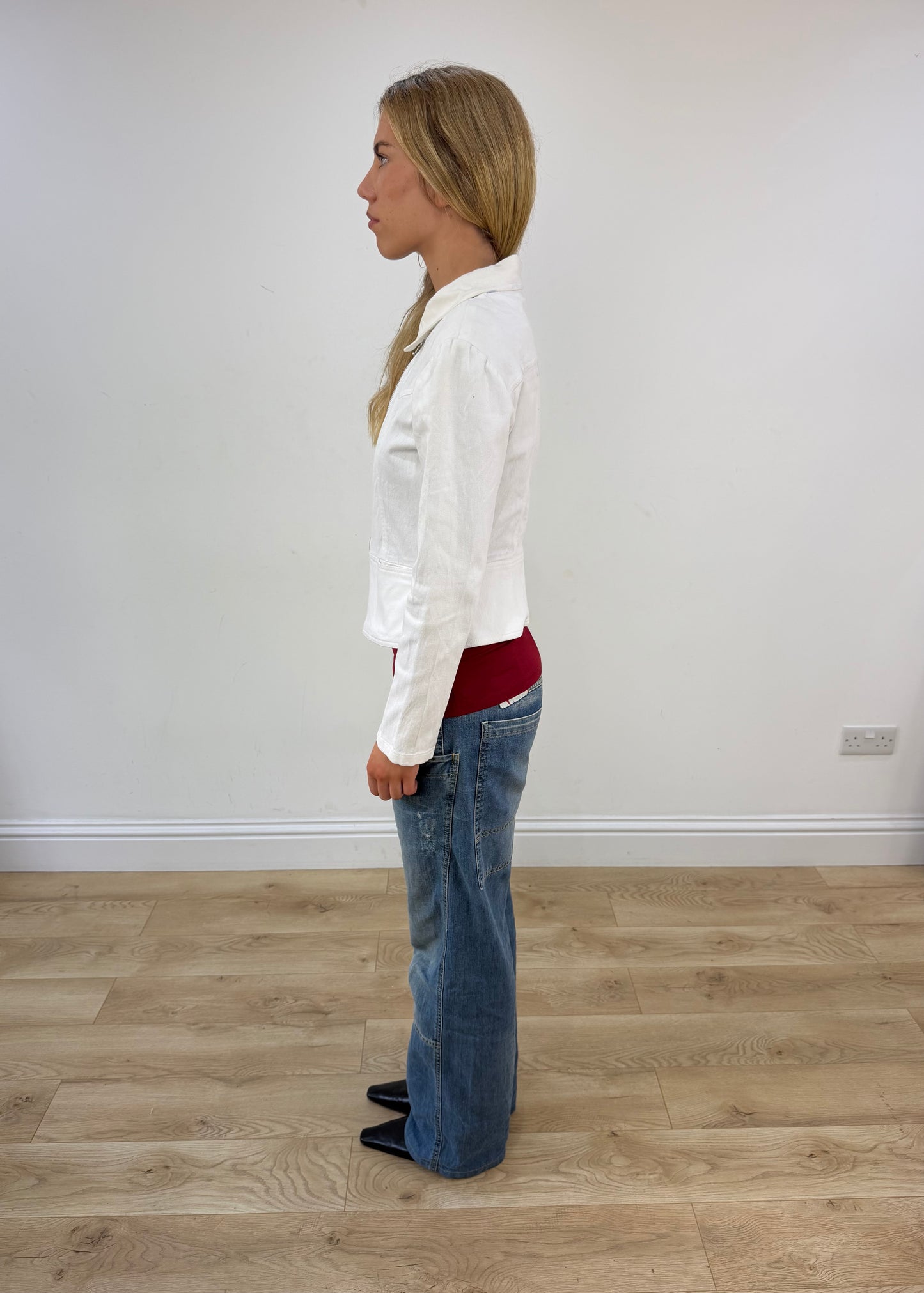 small white light jacket