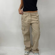 💚 GORPCORE DROP | medium beige cargo trousers