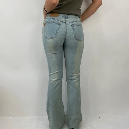 COTTAGECORE DROP | small light blue denim jeans with embroidery