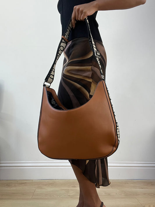 AUTUMN EDIT | brown polo ralph lauren shoulder bag