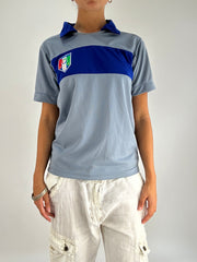 💻BEST PICKS | Pequeno azul 'italia' jersey desportivo de mulheres vestido superior