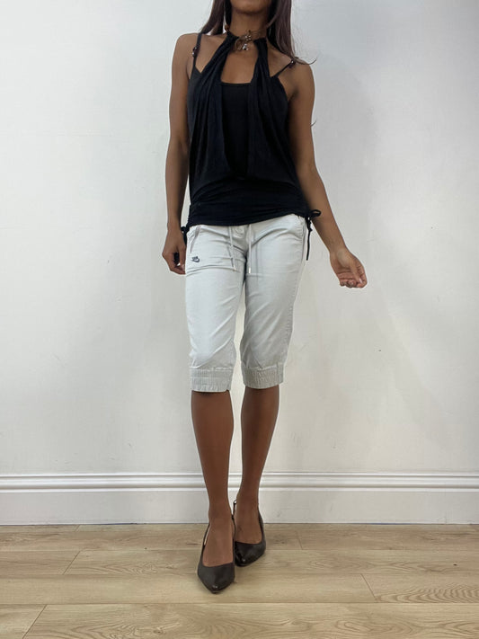 vintage edit thirty-three | extra small grey nike cargo capris