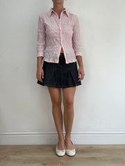 💻BEST PICKS | small baby pink ruched shirt