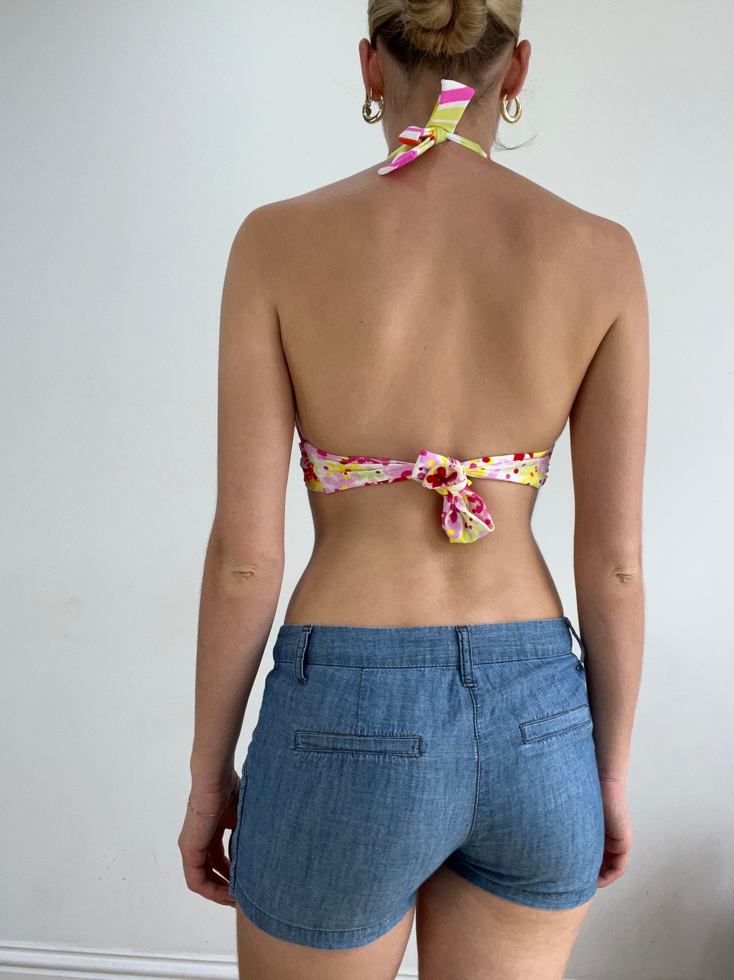 vintage edit twenty eight | medium yellow and pink bikini set