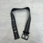 💻‼️ Cinto cinzento com branco e buckle