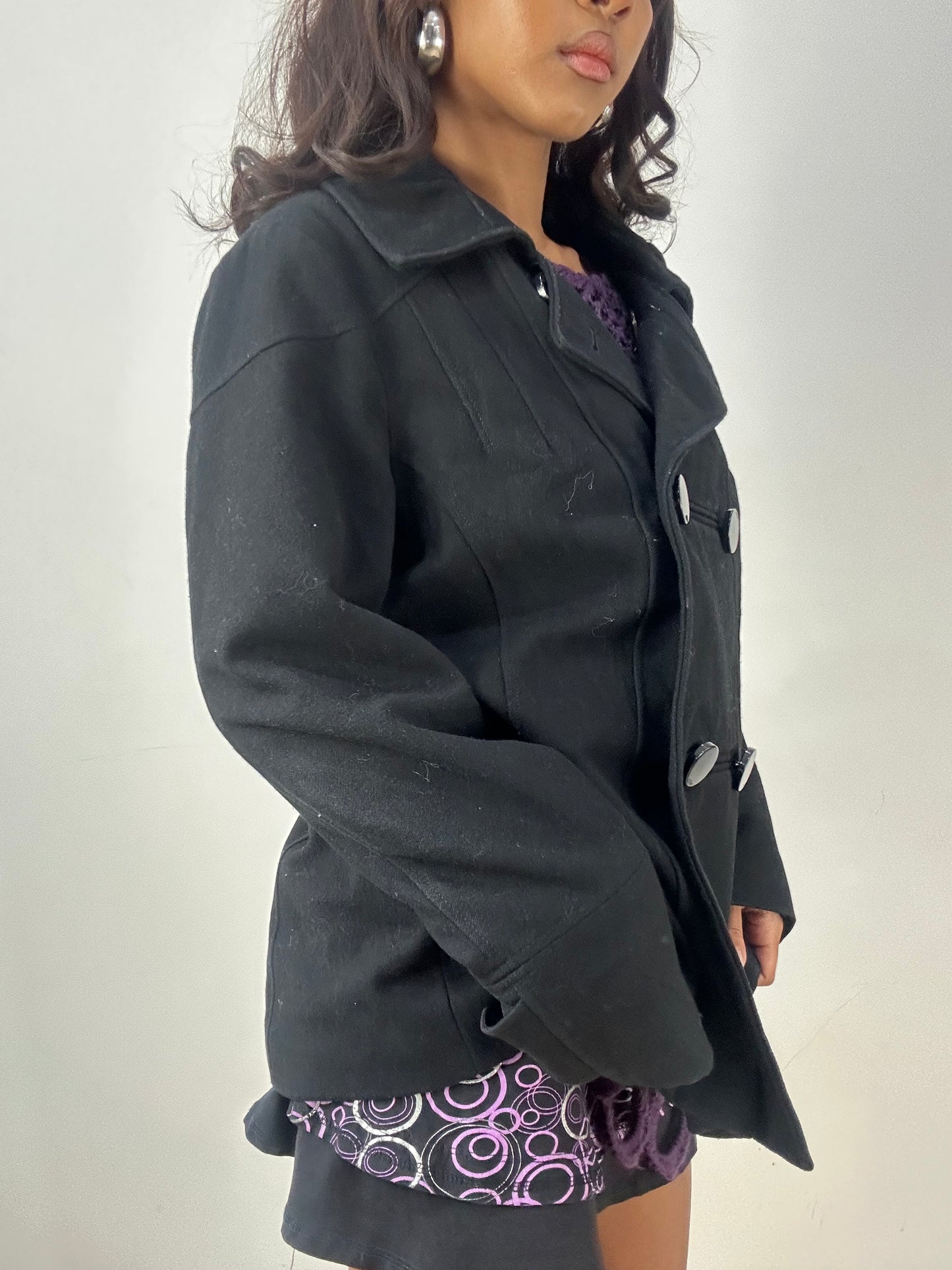 BEST PICKS | medium black yessica peacoat jacket