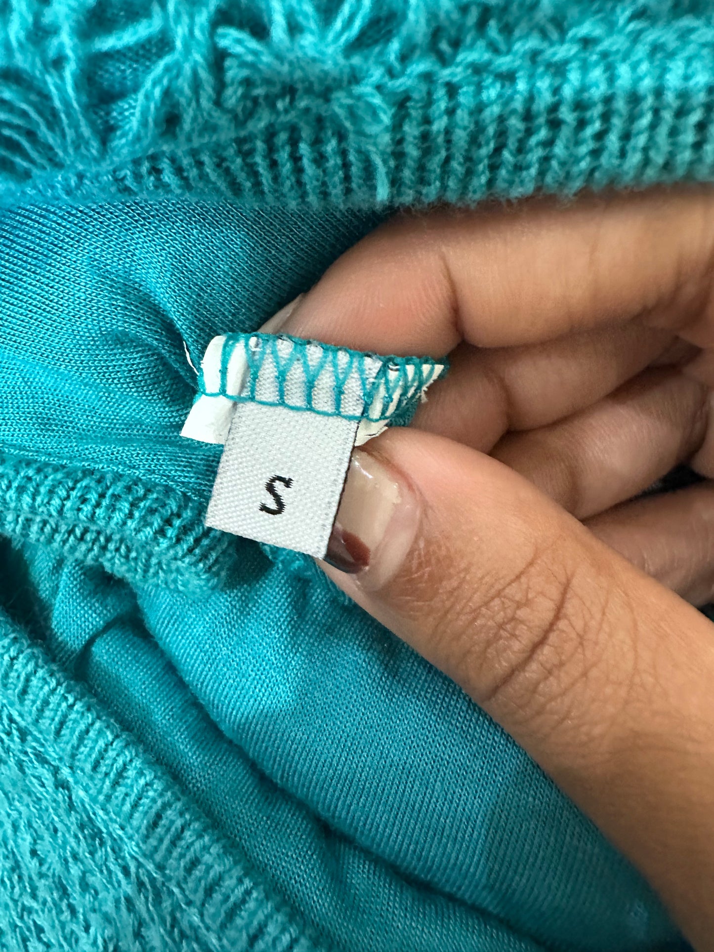 vintage edit thirty-one | small teal blue intimissimi midi dress