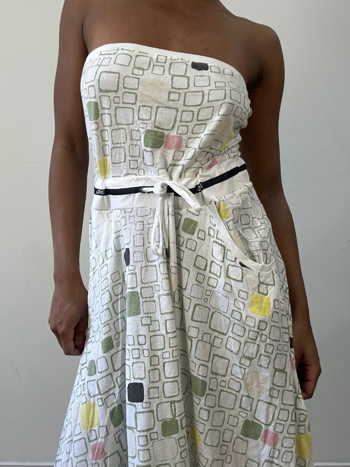 BEST PICKS | medium white diesel patterned mini dress