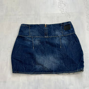 FUTURECORE DROP | xs Minirock aus dunklem Denim