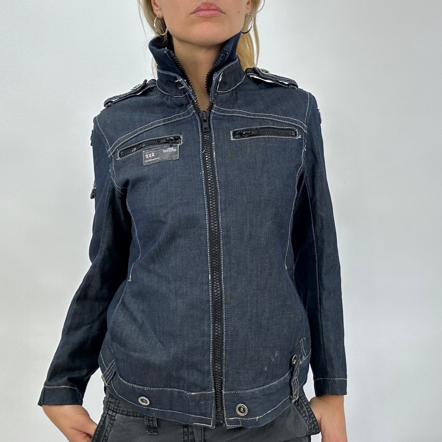 BEST PICKS | medium denim biker style jacket