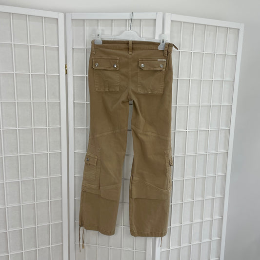 INSTA BADDIE DROP | XS tan cargo trousers