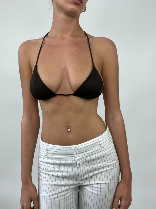 PALM BEACH DROP | small brown bikini set with padding