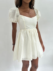 #440 SAMPLE SALE | extra small white unreleased flossie فستان