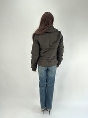WINTER FAVORITEN | mittelbrauner alter zara-Puffermantel