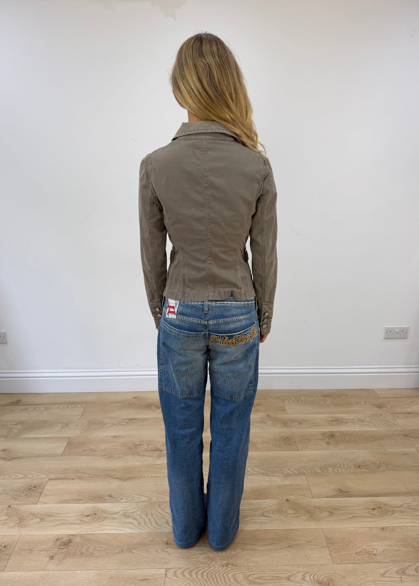 small grey liu jo blazer jacket