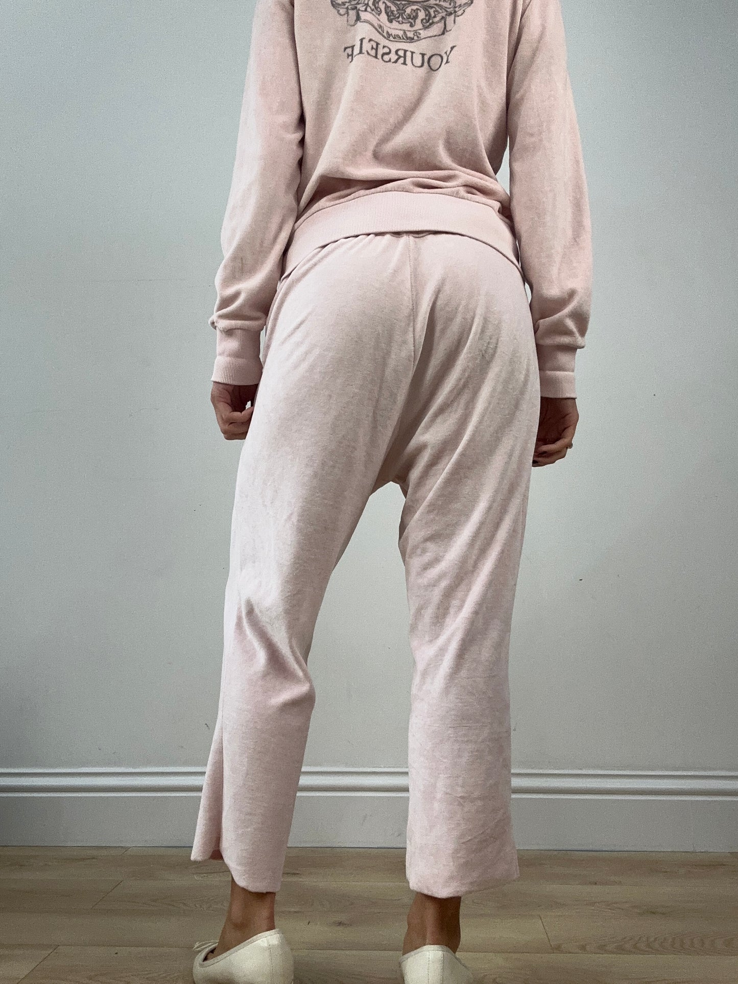 BALLETCORE | large baby pink bershka tracksuit set