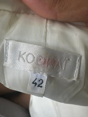 Devil usa prada | pequeño/medio blanco blanco kookai ajustado blazer