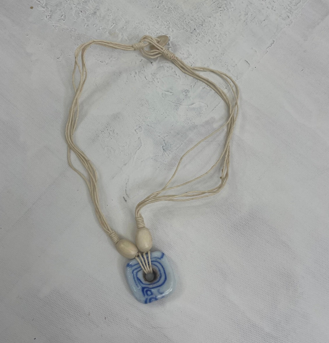 💻 MERMAID CORE DROP | #2 beige square pendant necklace