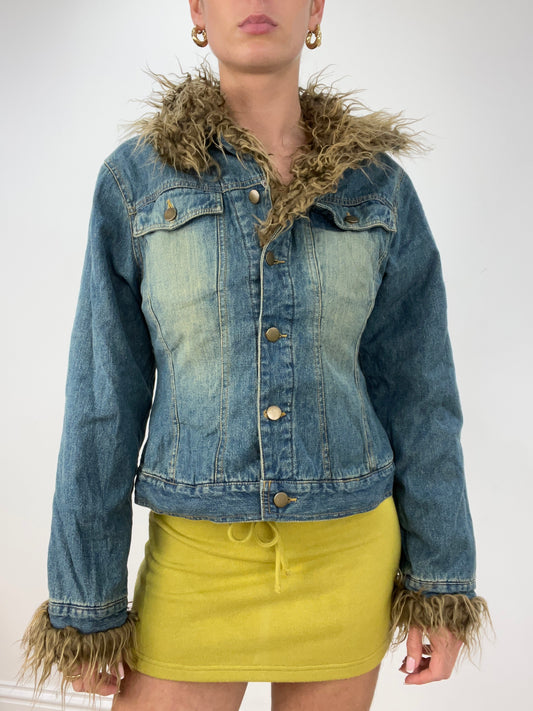 💻 vintage edit four | small denim fur jacket