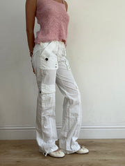 BEST PICKS | small white cargo style trousers