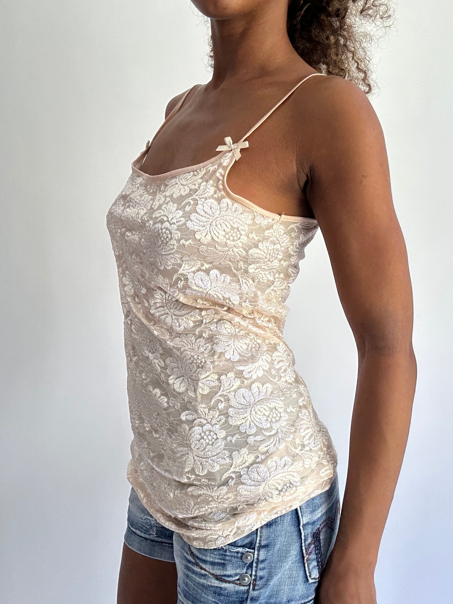 BEST PICKS | small/medium cream kookai cami floral top